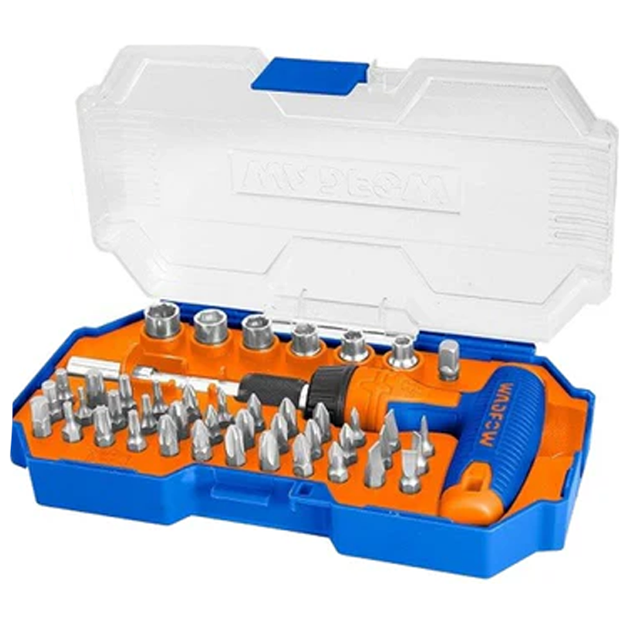 Wadfow WSS8B45 T-Handle Wrench Screwdriver Set 45Pcs | Wadfow by KHM Megatools Corp.