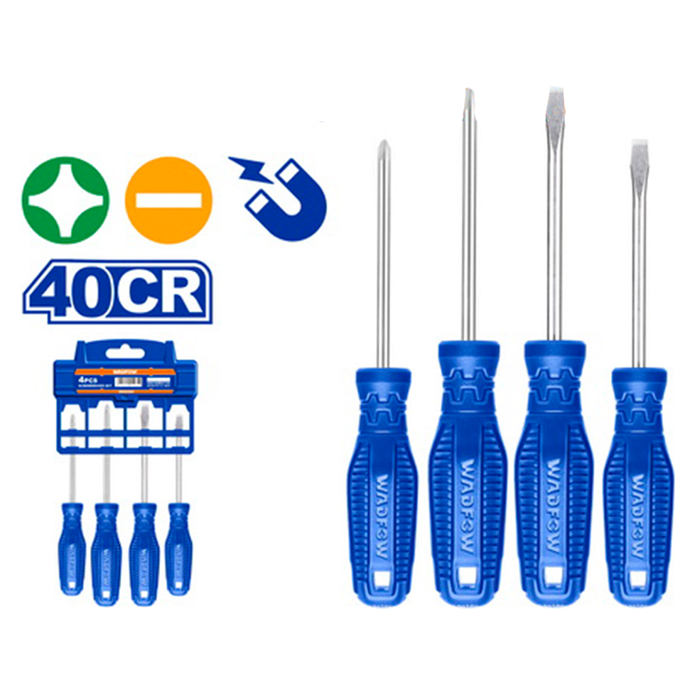 Wadfow WSS2204 Screwdriver Set 4Pcs | Wadfow by KHM Megatools Corp.