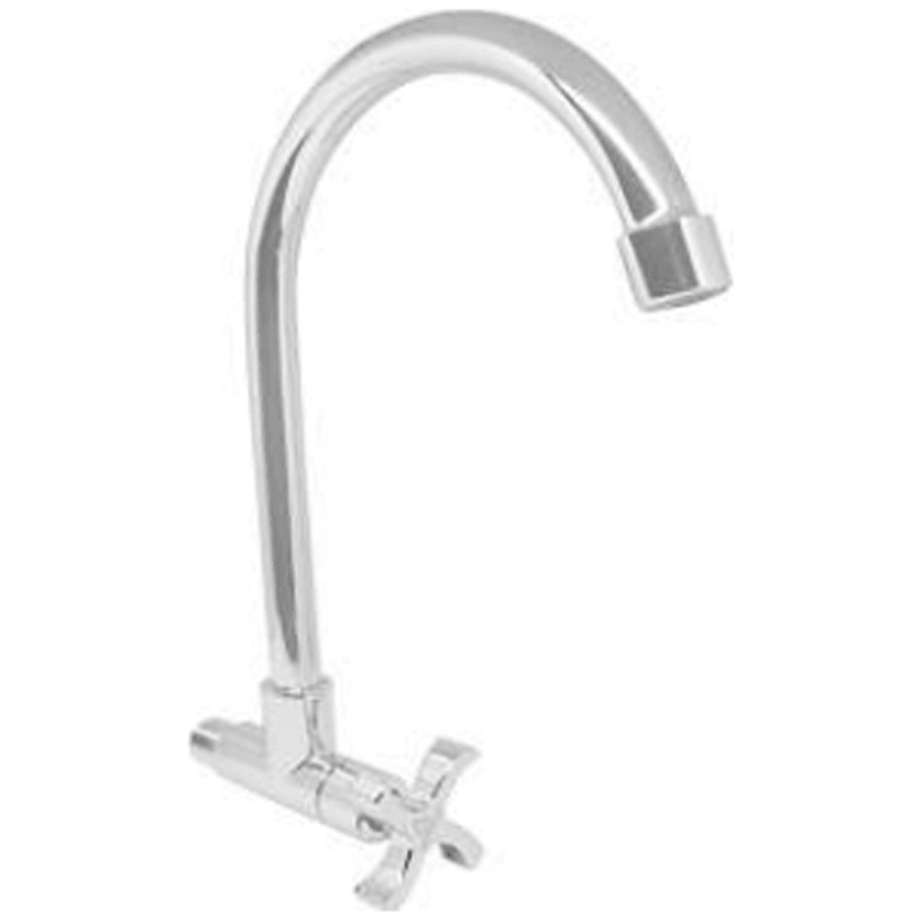 Waterhouse WH210202 Gooseneck Faucet Long Cross Handle 19