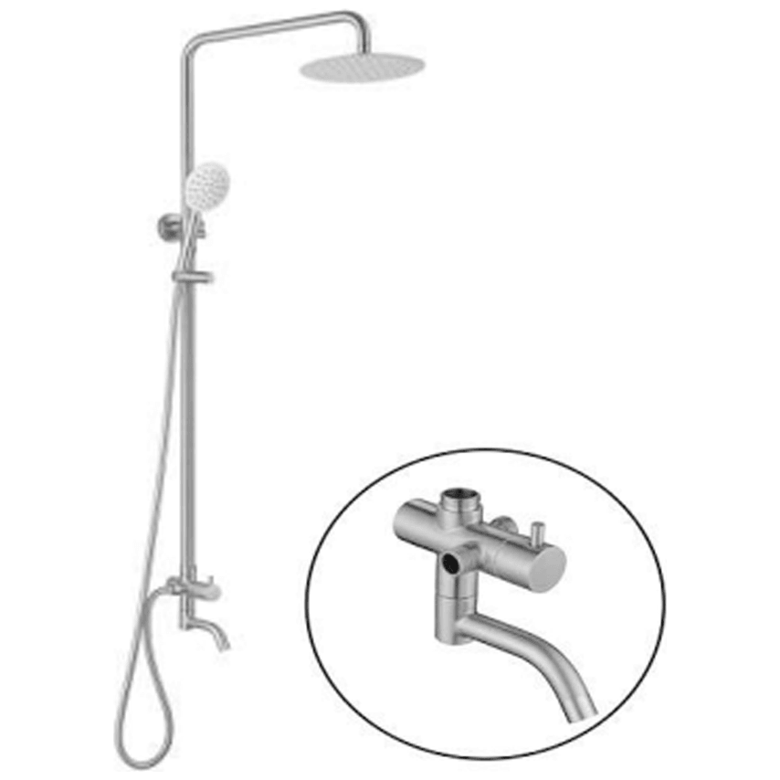 Waterhouse WH-SHOWERSUS-ROUND Round Shower Set Stainless - KHM Megatools Corp.