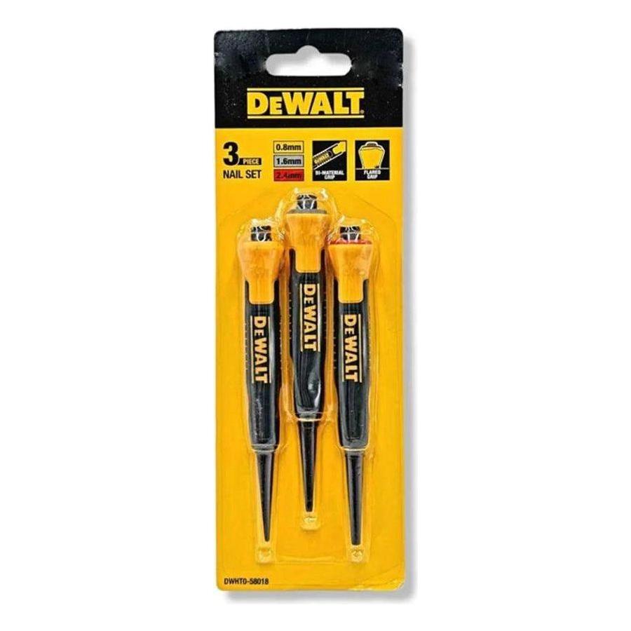 Dewalt DWHT0‐58018 Nail Punch Set 3pcs - KHM Megatools Corp.