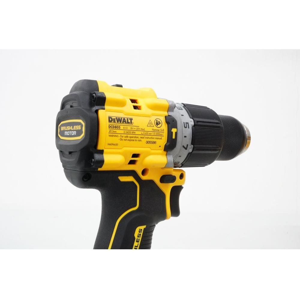 Dewalt DCD805N 20V Cordless Hammer Drill 13mm (Bare) | Dewalt by KHM Megatools Corp.