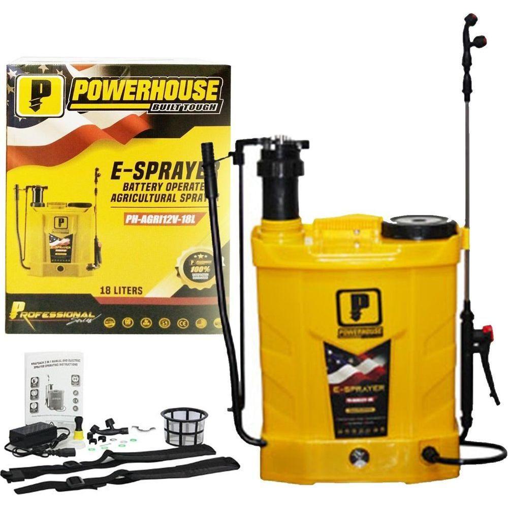 Powerhouse PH-AGRI12V-18L 2in1 Battery Operated/Manual Knapsack Sprayer (18L) - KHM Megatools Corp.