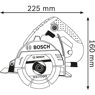 Bosch GDM 121 Concrete Cutter 4