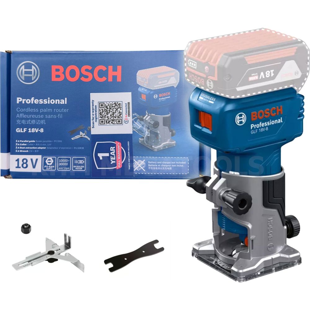 Bosch GLF 18V-8 Cordless Palm Router (Bare)