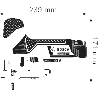 Bosch GST 12 V-LI Cordless Jigsaw (Bare) - Goldpeak Tools PH Bosch