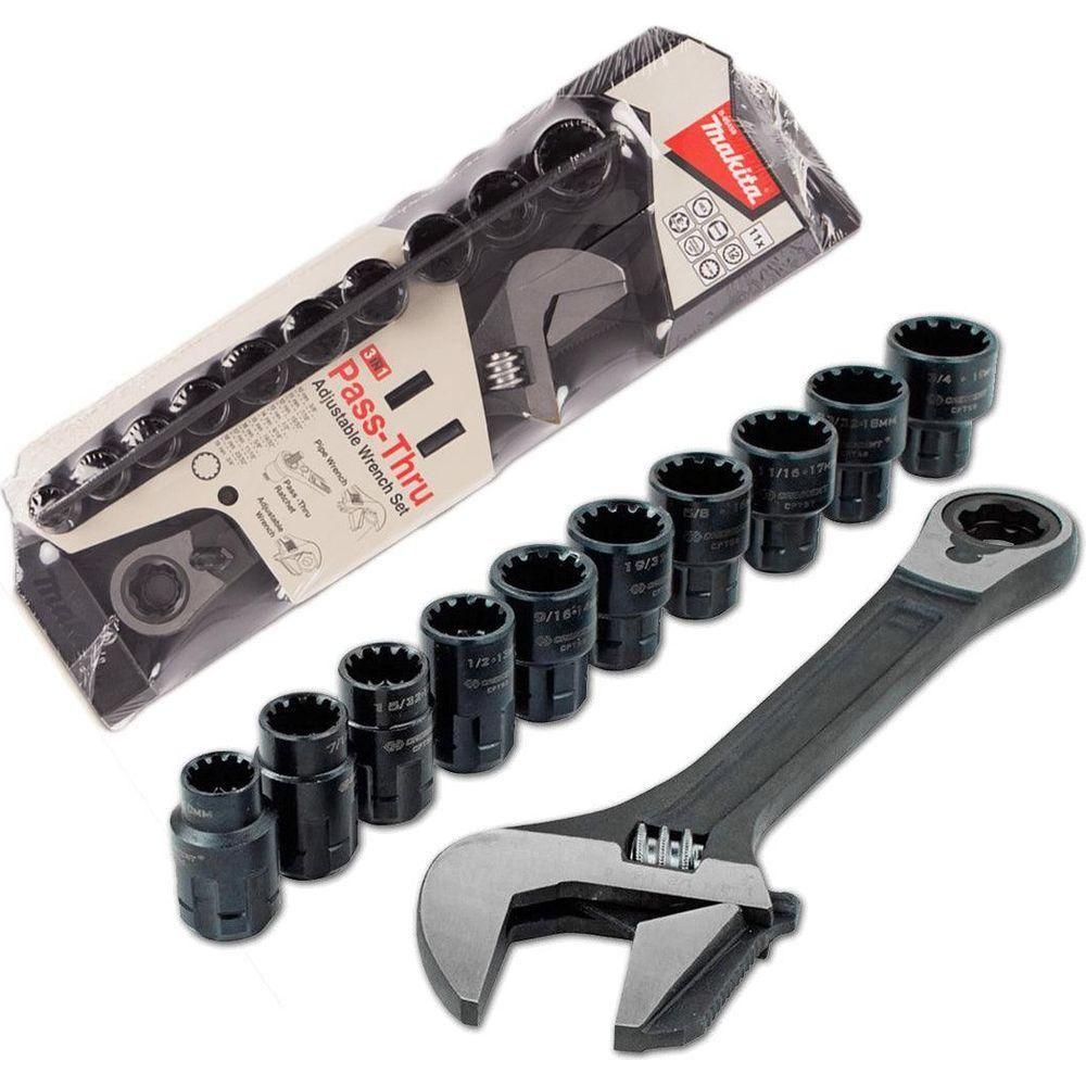 Makita B-65458 11pcs Pass-Thru Adjustable Wrench Set - KHM Megatools Corp.