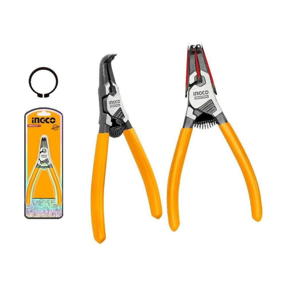 Ingco HCCP261804 Circlip Pliers (Bent Head Internal 7