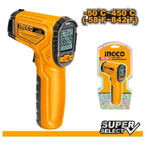 Ingco HIT0155028 Infrared Thermometer / Thermal Scanner (SS) - KHM Megatools Corp.