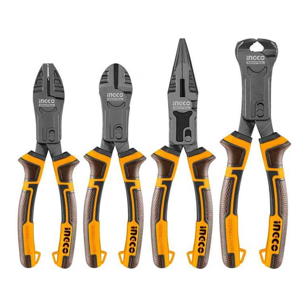 Ingco HKCPS5841 Compound Action Pliers Set 4Pcs