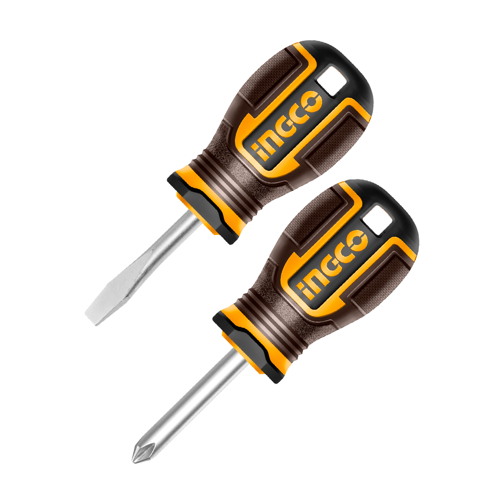 Ingco HKSDS2228 Stubby Screwdriver Set 2Pcs