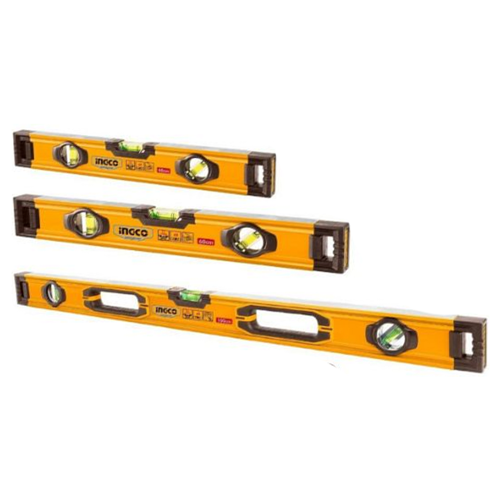 Ingco HSL10203 Spirit Level Bar Set 3Pcs