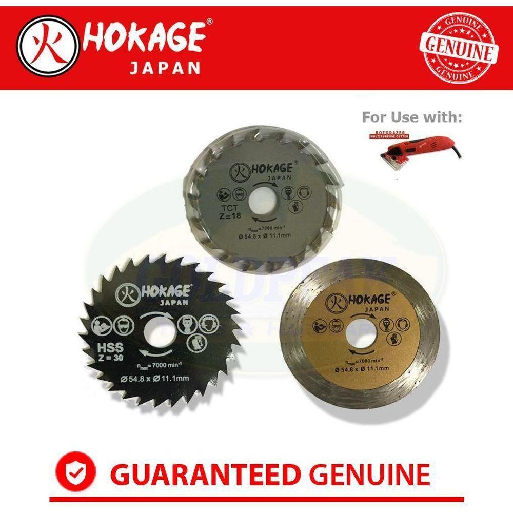 Hokage 3 pcs Blade Set for Rotorazer - Goldpeak Tools PH Hokage