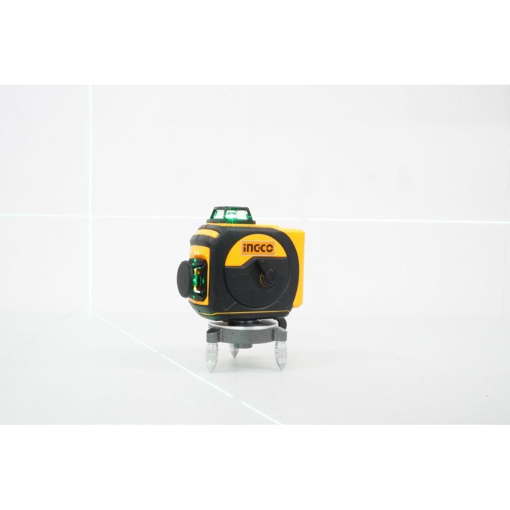 Ingco HLL255267 3D x 360° Line Laser Level (Green) [5000 mAh]