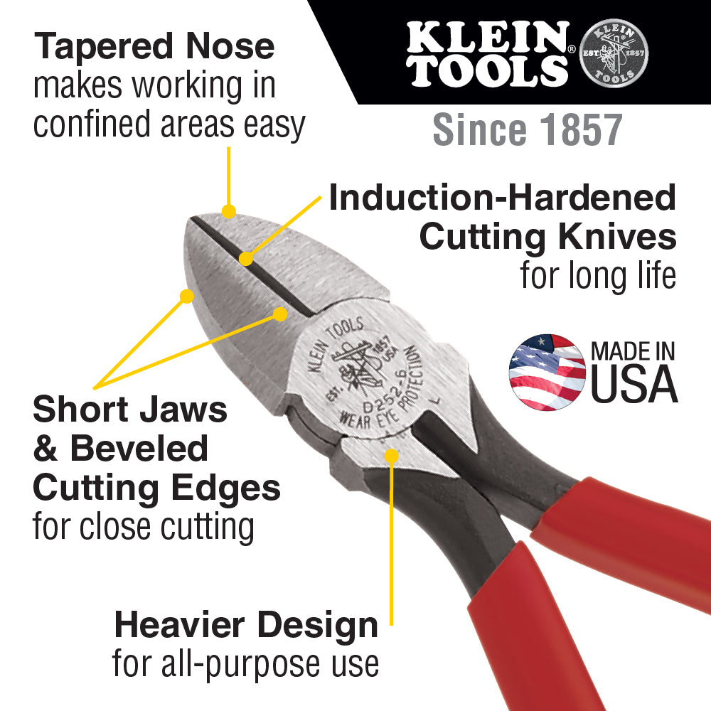 Klein D252-6 Diagonal Cutting Plier