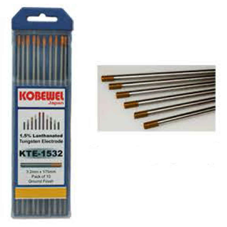 Kobewel Lanthanated Tungsten Electrode 10Pcs