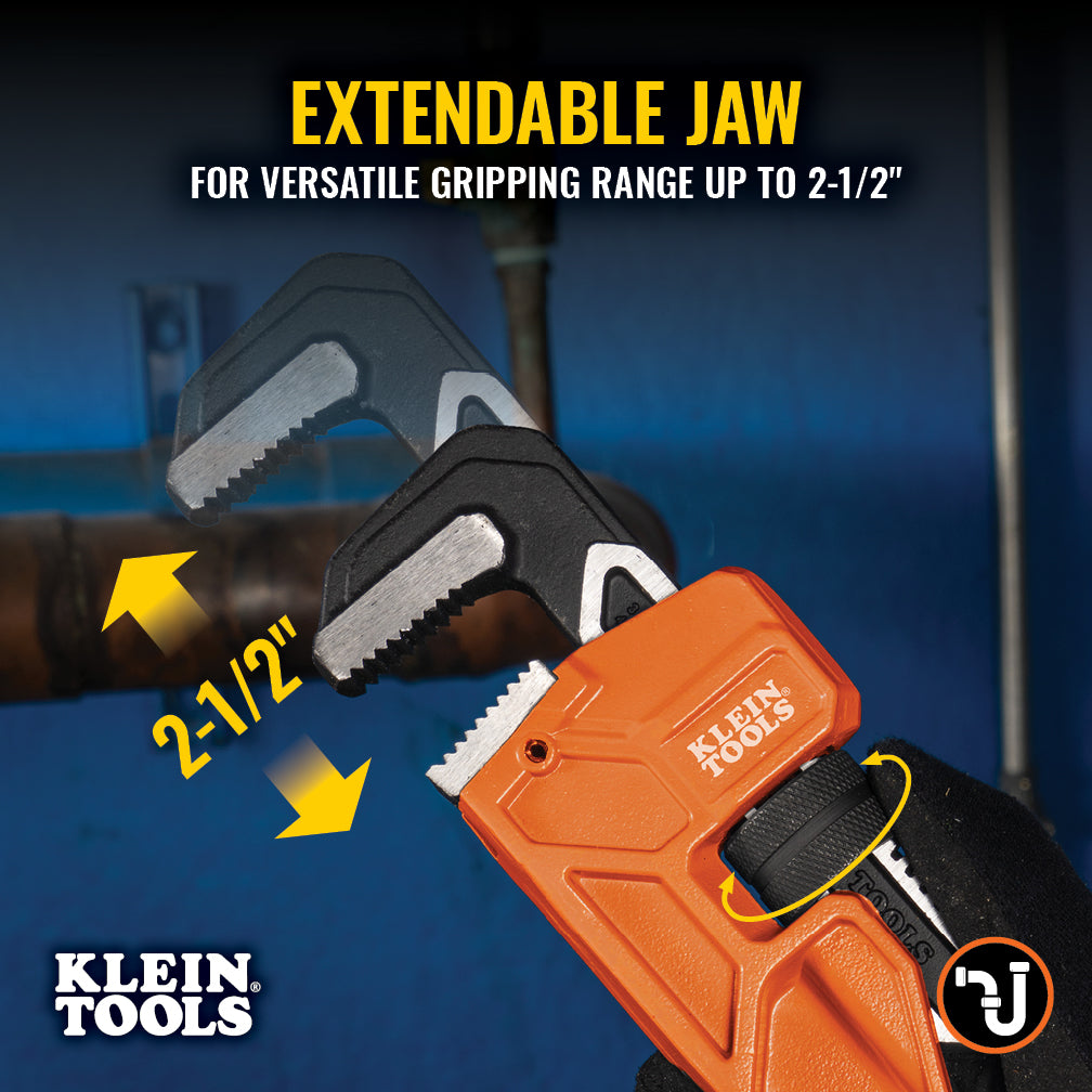 Klein 68228-5 Adjustable Cast Iron Pipe Wrench 18