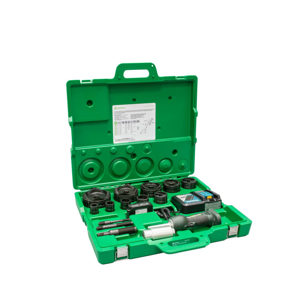 Greenlee LS50L11B Battery-Hydraulic Knock Out Punch / Puncher Kit 1/2