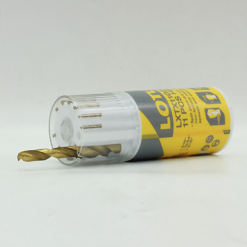 Lotus LTXT11GDBT HSS-G Tin-Co Bit 11pcs