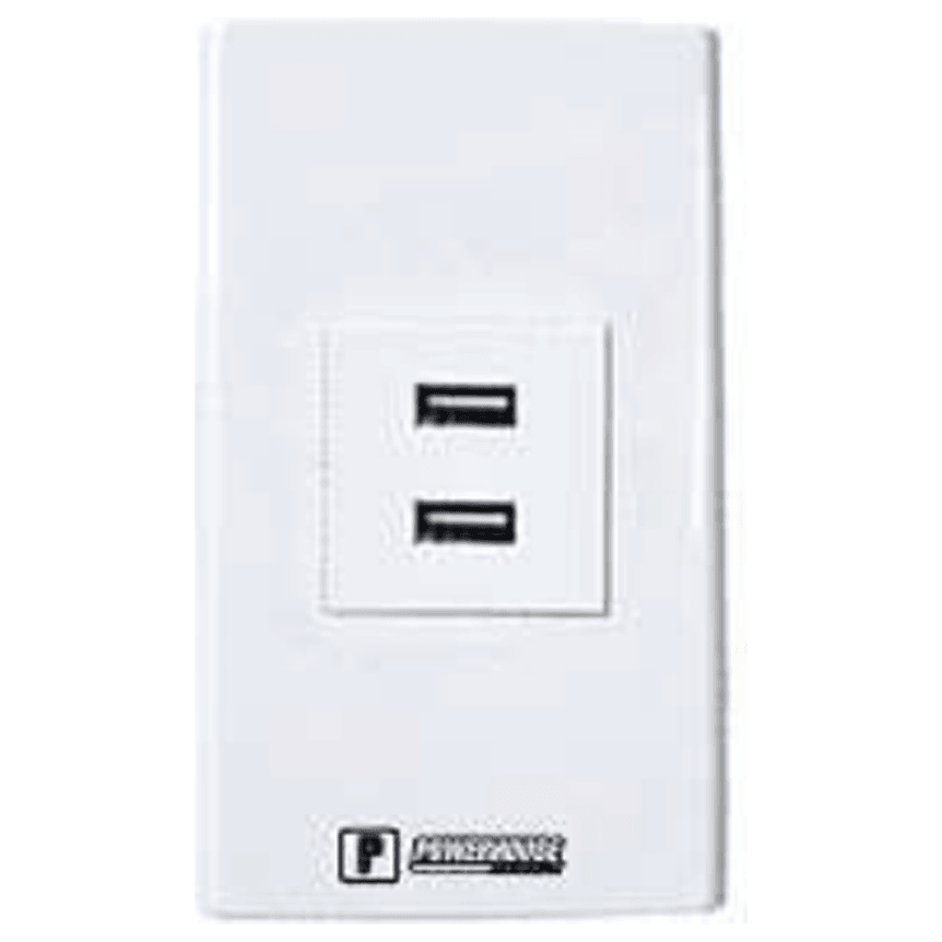 Powerhouse Electric 1 Gang Plate w/ USB Outlet - KHM Megatools Corp.