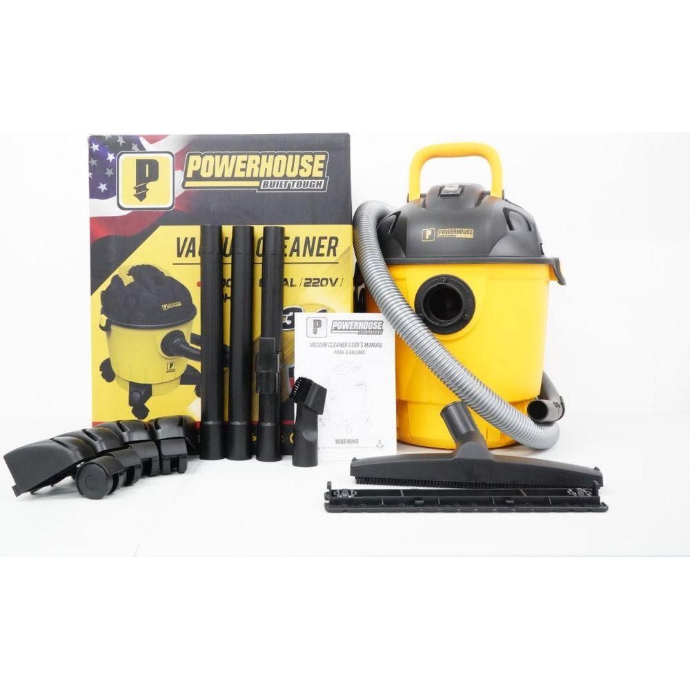 Powerhouse PH08-6 GAL Wet & Dry Vacuum Cleaner | Powerhouse by KHM Megatools Corp.