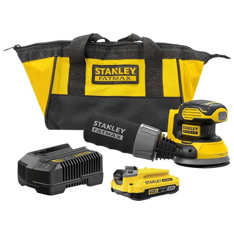 Stanley SCS220M2S 20V Cordless Random Orbit Sander (Kit) - KHM Megatools Corp.