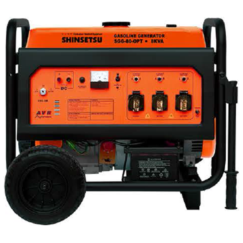 Shinsetsu SGG-80-0PT Portable Gasoline Generator 8kVA