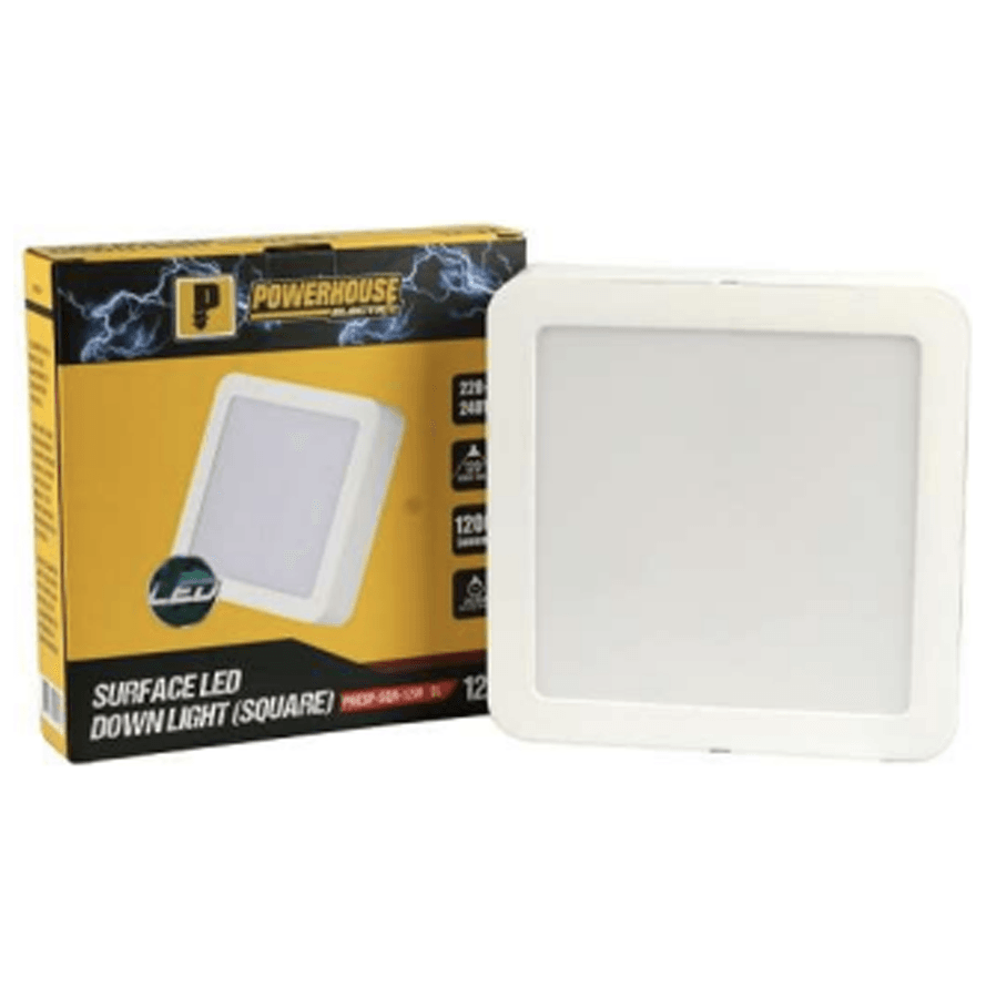 Powerhouse Electric Led Surfaced Downlight Square Warm White - KHM Megatools Corp.