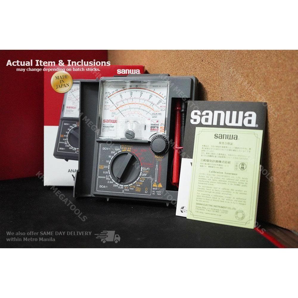 Sanwa YX360TRF Analog Multi Tester ( Drop Shockproof ) - KHM Megatools Corp.