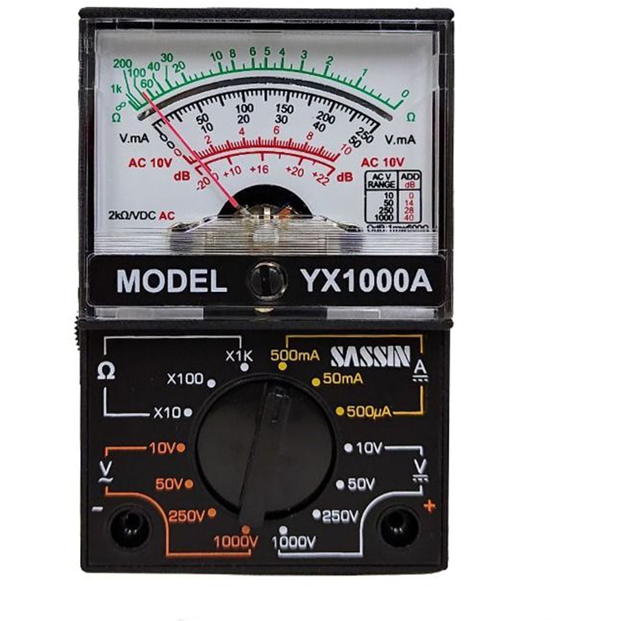 Sassin YX1000A Analog Multi-Meter / Tester