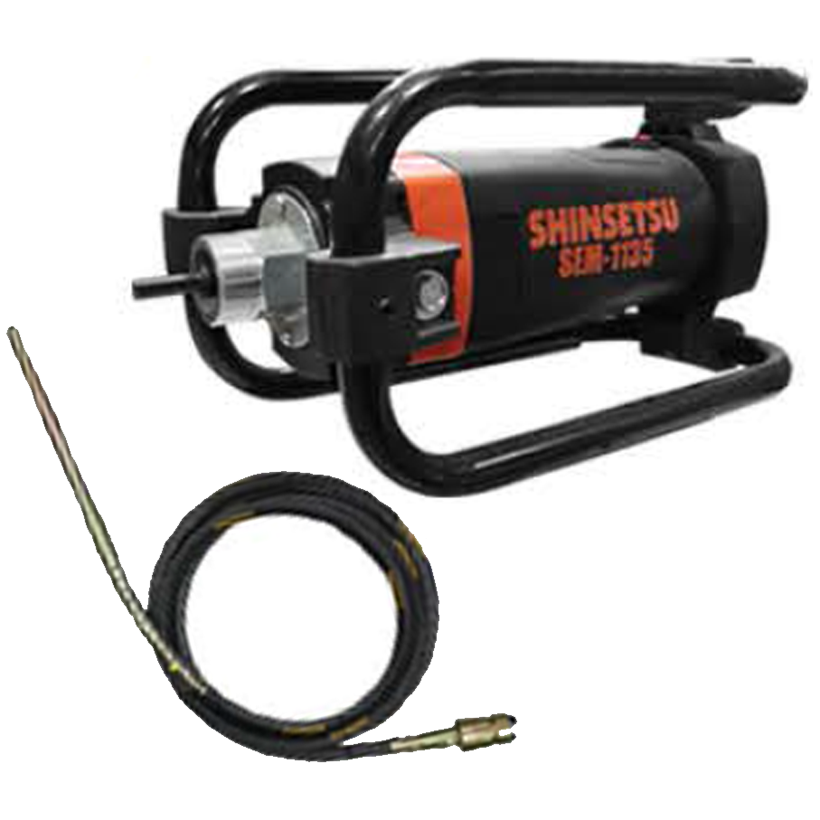 Shinsetsu SCV-1020HF High Speed Concrete Vibrator Set 2HP 32mm (Hex Type)