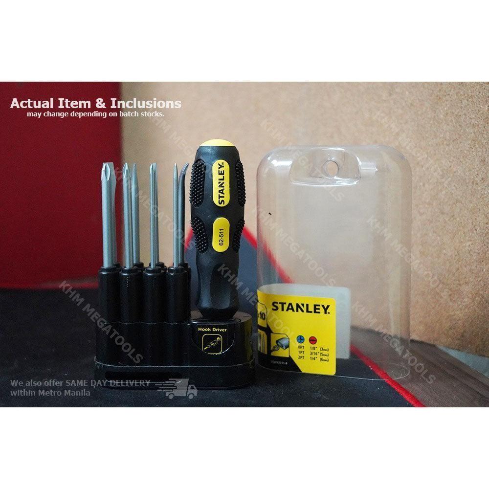 Stanley 62-511 9-Way Interchangeable Cushion Grip Screwdriver - KHM Megatools Corp.