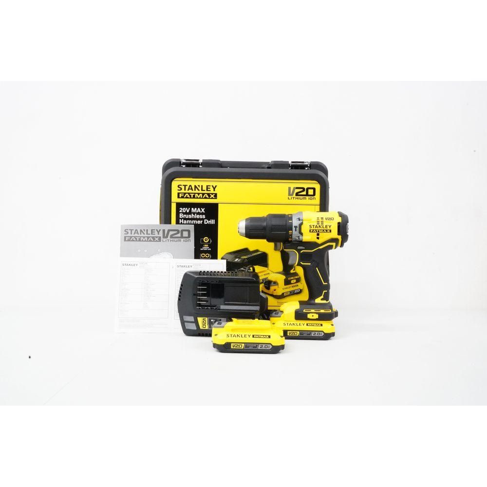 Stanley SBD715D2K 20V Cordless Brushless Hammer Drill 13mm | Stanley by KHM Megatools Corp.