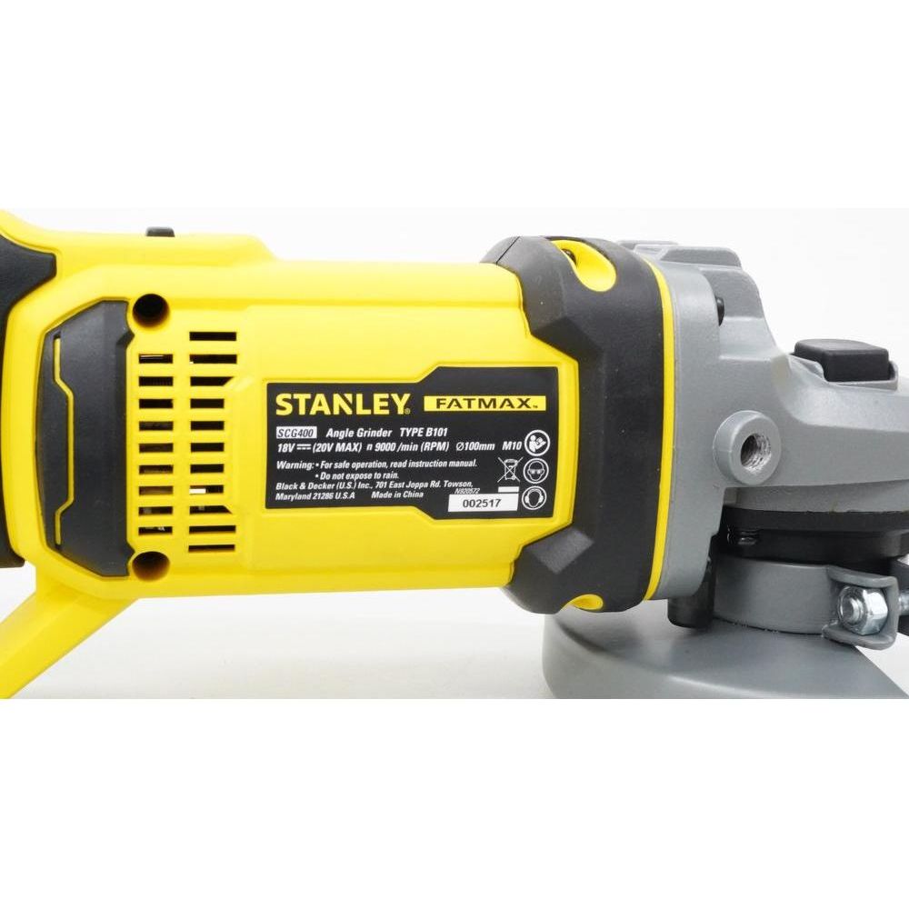 Stanley SCG400 18V / 20V Cordless Angle Grinder 4