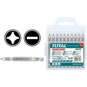 Total TAC16HL133 Double End Screwdriver Bit (Philips x Slotted) | Total by KHM Megatools Corp.