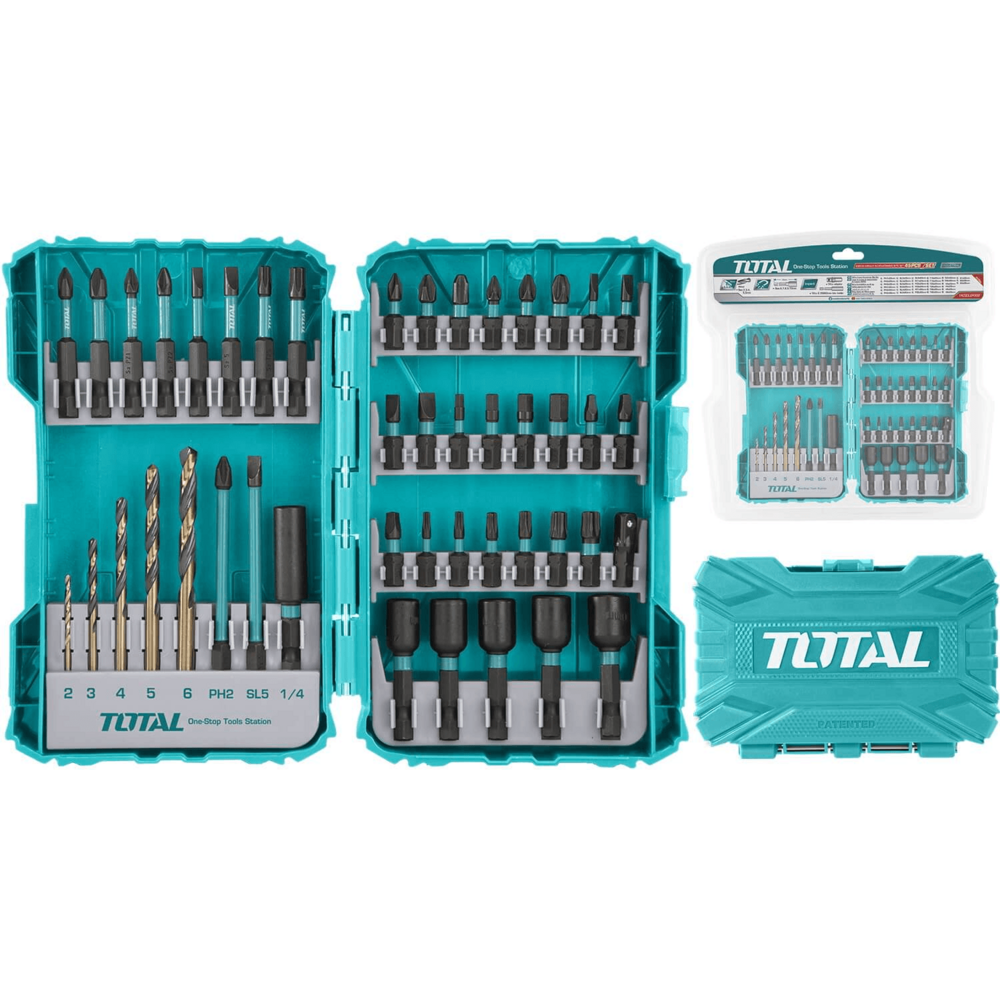 Total TACSDL24502 45pcs Impact Screwdriver Bit Set - KHM Megatools Corp.