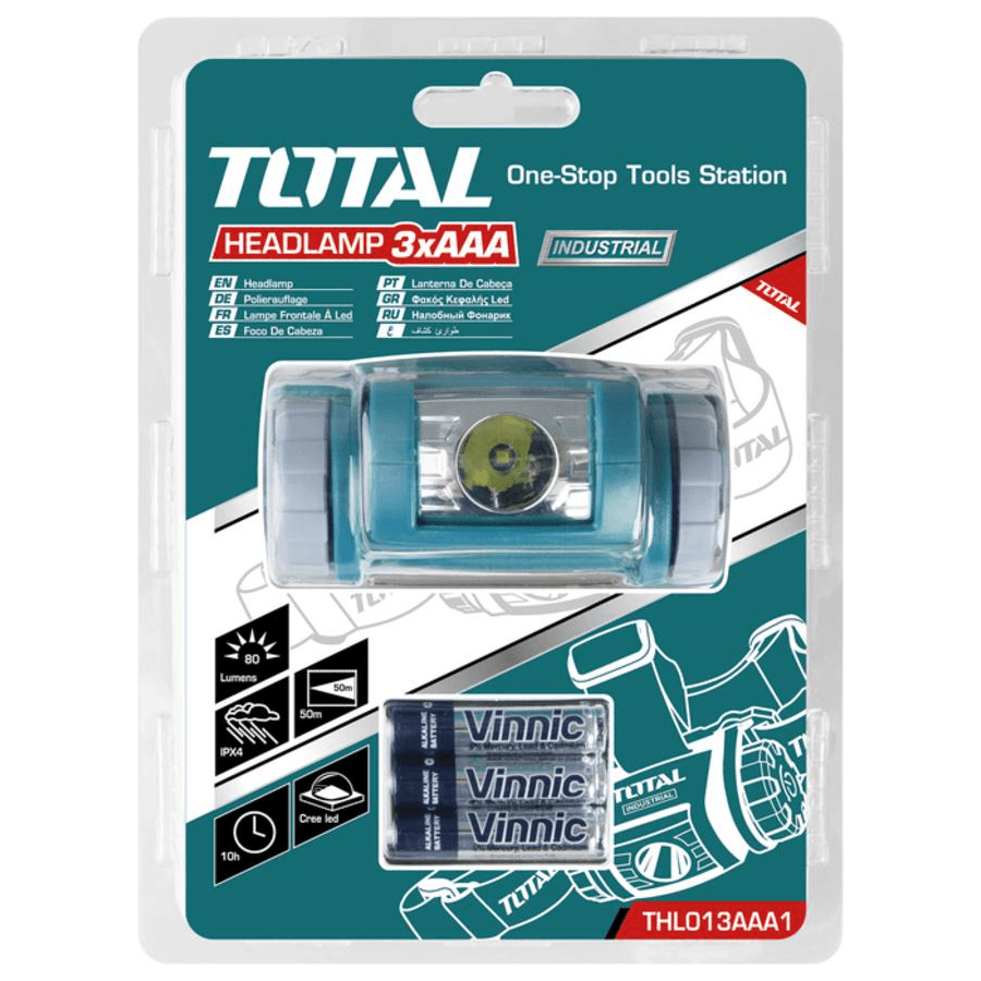 Total THL013AAA2 Head Lamp / Head Light - Goldpeak Tools PH Total