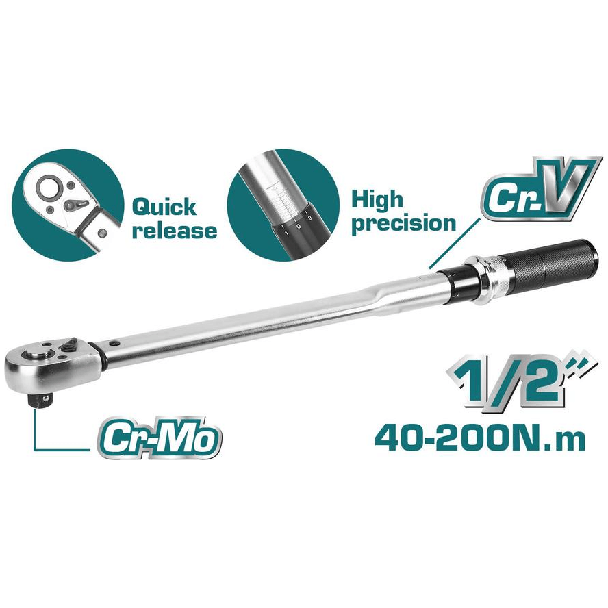 Total THPTW200N2 Torque Wrench 1/2