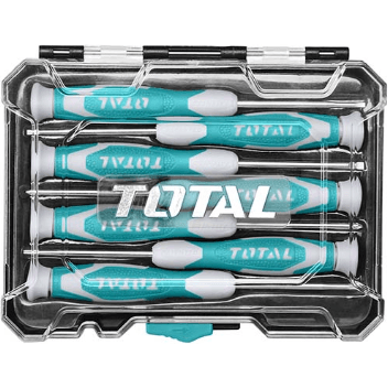 Total THT250726 7pcs Precision Screwdriver Set | Total by KHM Megatools Corp.