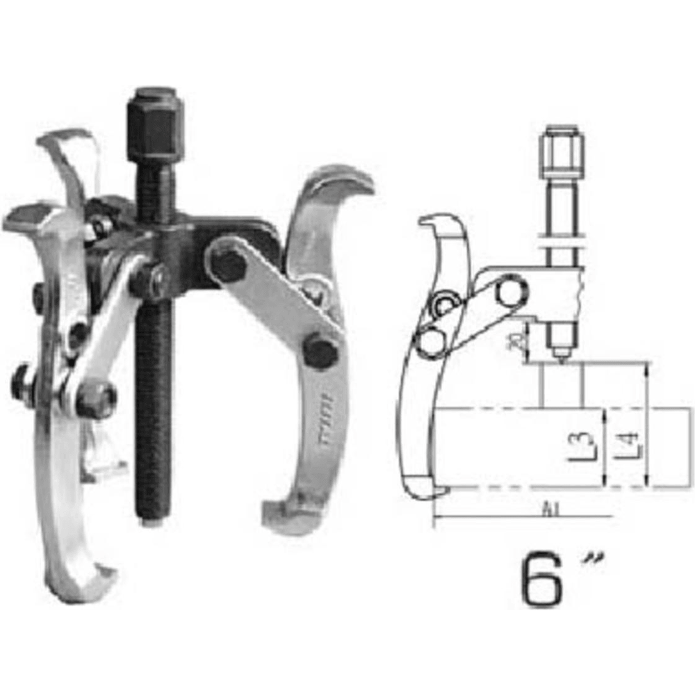 Total THTGP366 Three Jaws Gear Puller 6