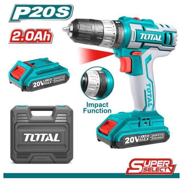 Total TIDLI200215 20V Cordless Hammer Drill | Total by KHM Megatools Corp.