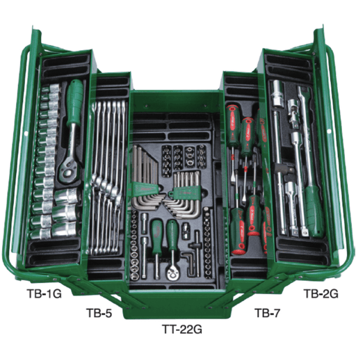 Hans TTBK-116L Assorted Hand Tools Set With Tool Box Chest (116pcs) - KHM Megatools Corp.