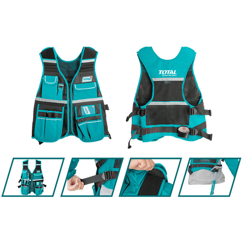 Total TTVT1601 Tool Vest | Total by KHM Megatools Corp.