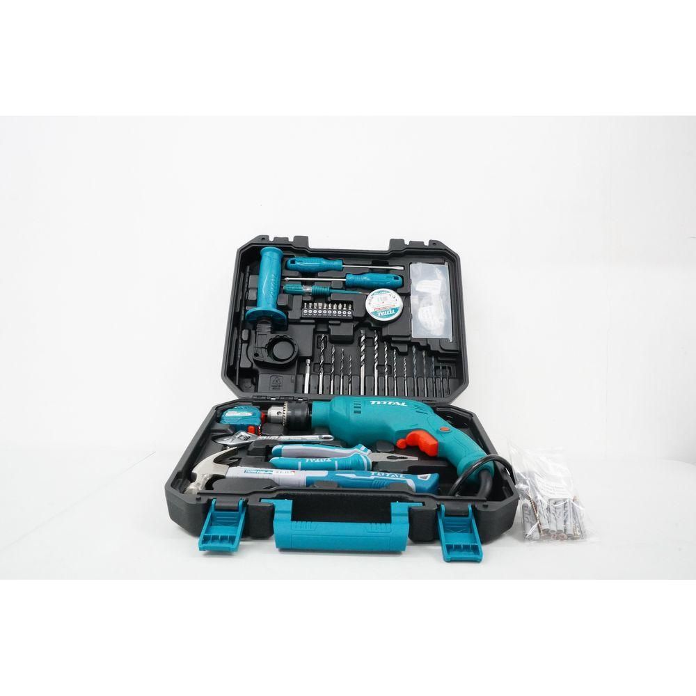 Total THKTHP1152 Hammer Drill with Hand Tools Set (115pcs) | Total by KHM Megatools Corp.