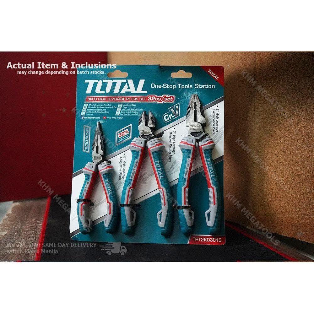 Total THT2K0301S 3pcs Hi-Leverage Pliers Set - KHM Megatools Corp.