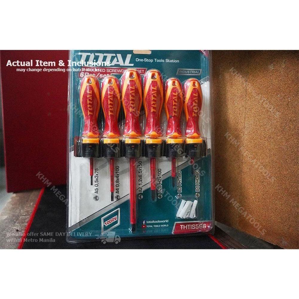 Total THTIS566 6pcs VDE Insulated Screwdriver Set - KHM Megatools Corp.