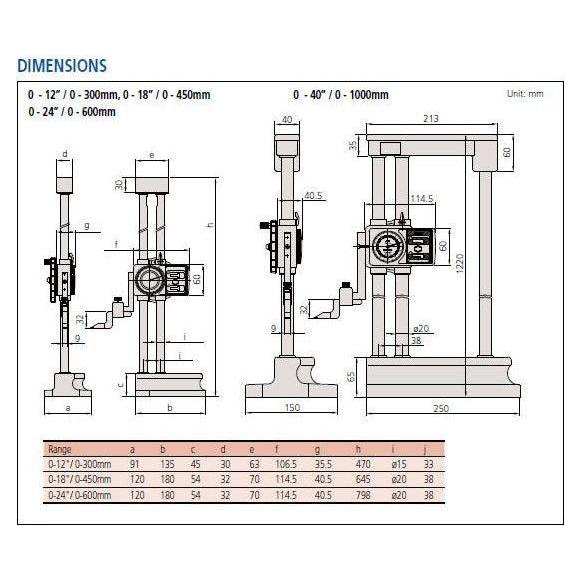 Mitutoyo Digital Counter Type Dial Height Gage, Series 192 | Mitutoyo by KHM Megatools Corp.