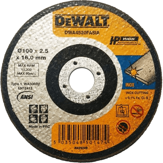 Dewalt DWA4520FASIA Cut Off Wheel 4