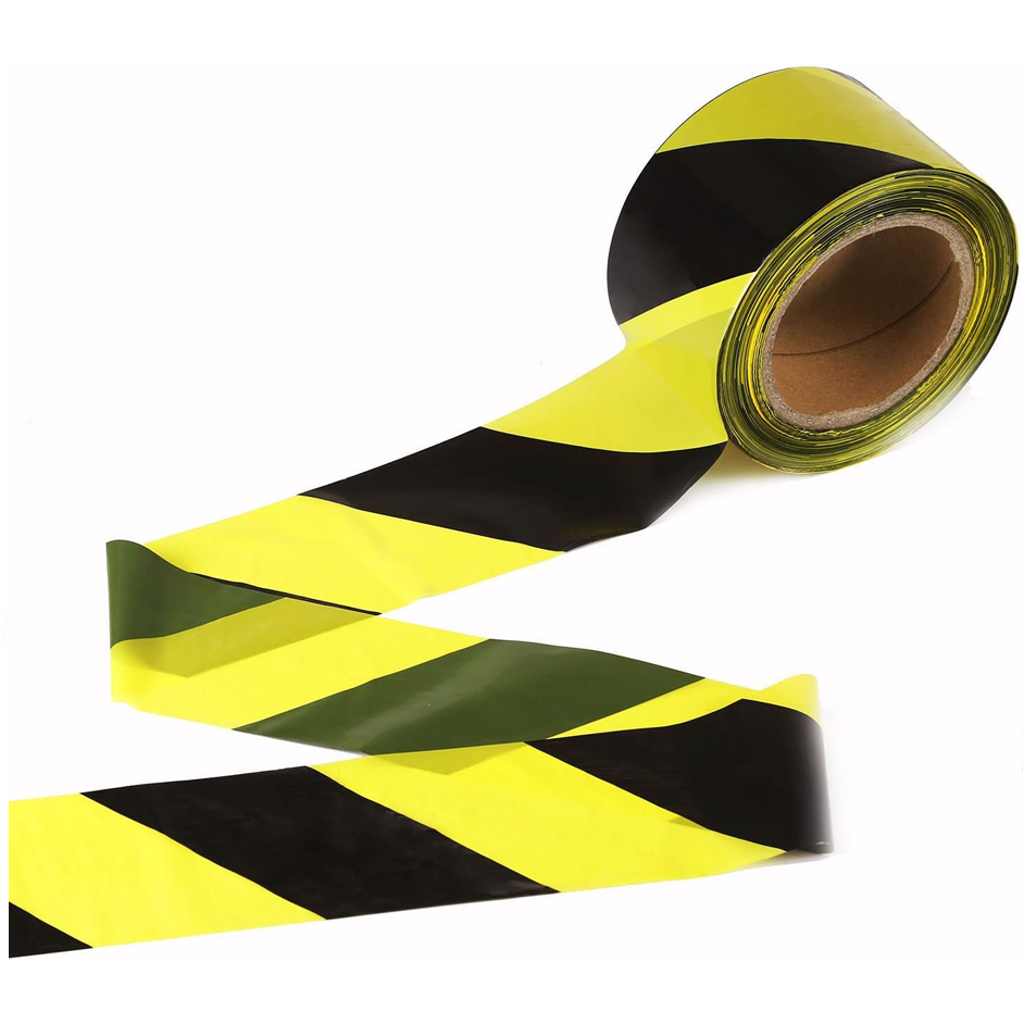 TL-Lift Barricade Warning Black/Yellow Tape 3