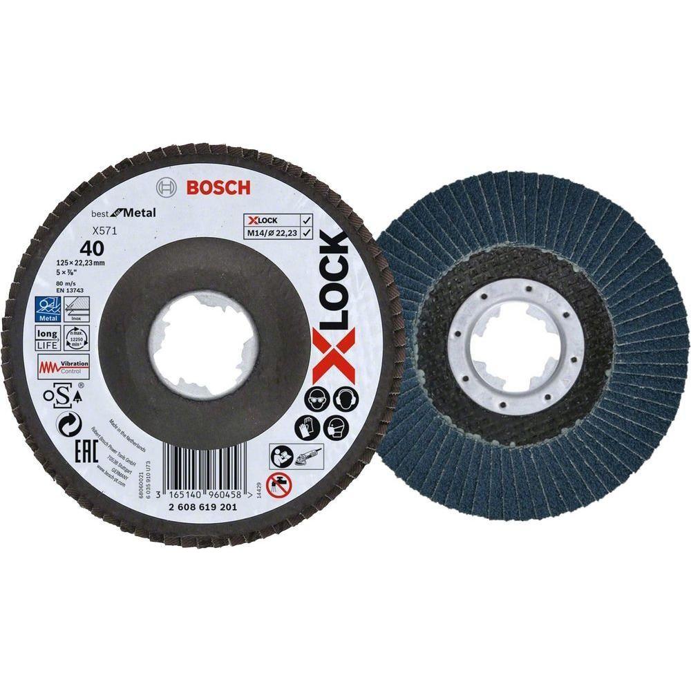 Bosch X571 X-Lock Flap Disc 5